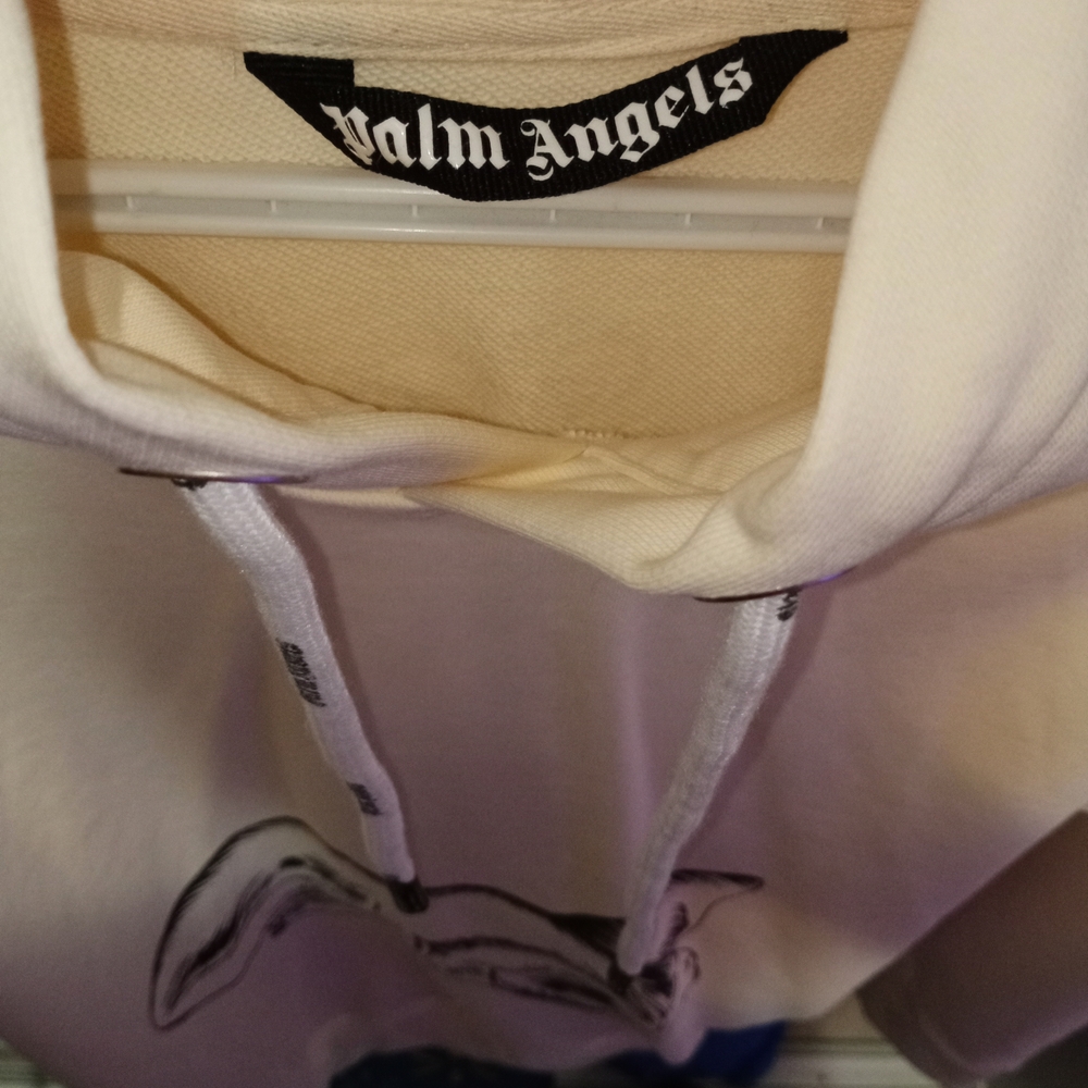Palm Angels Off-White Graphic Hoodie